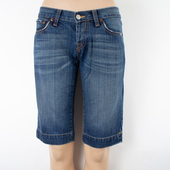 Lucky Brand Jeans The Bermuda Shorts 4 (28 X 13) Women's Jeans Medium Wash - Picture 1 of 9
